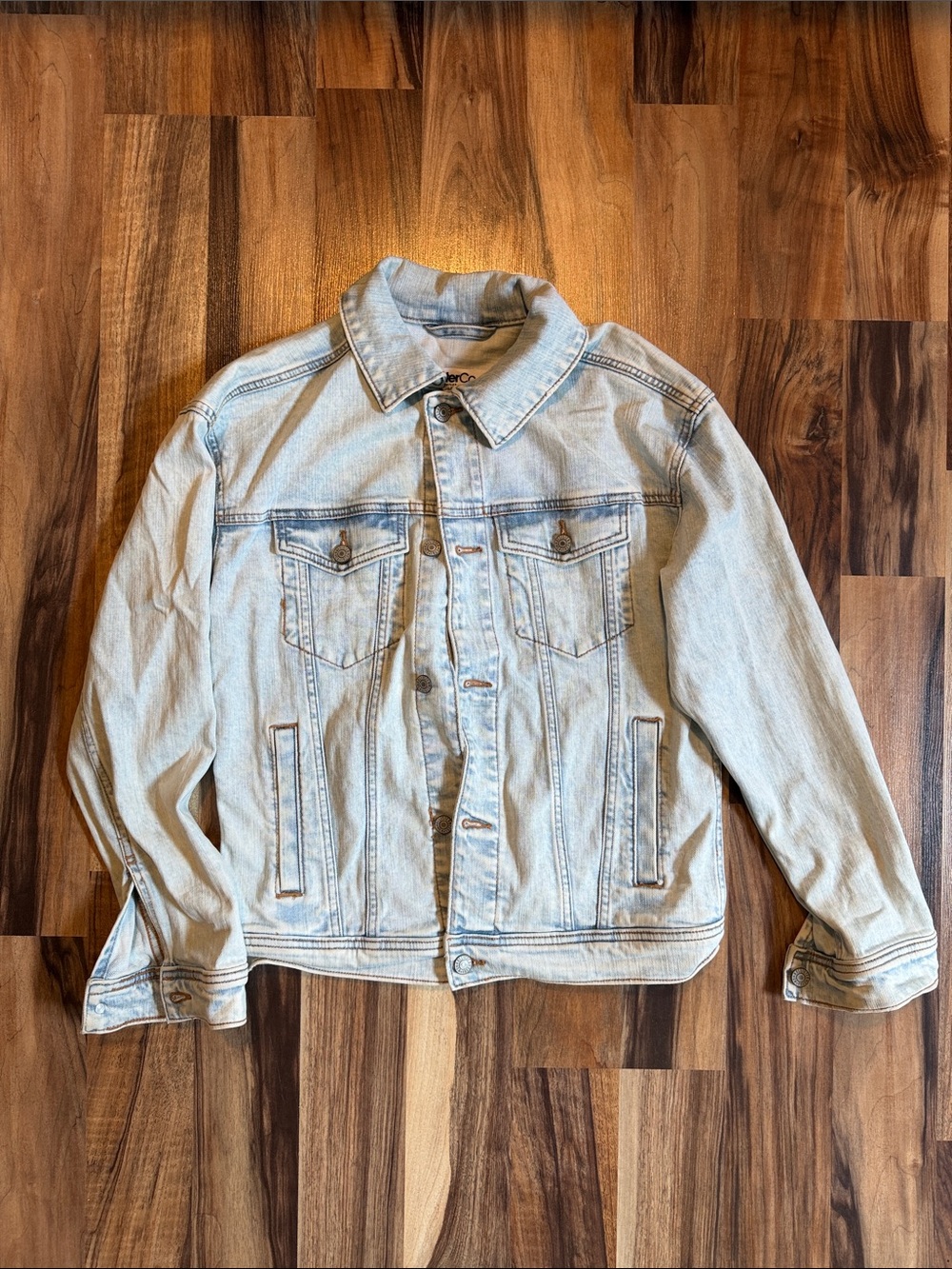 Light Wash Unisex Trucker Denim Jacket